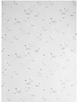 Ferm Living Carta da parati Swan - Grey