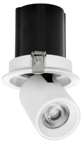 Faro LED da Incasso 15W, Orientabile, CCT Bianco Variabile, Foro Ø75mm Colore Bianco Variabile CCT