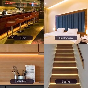 Aigostar - Striscia LED da esterno dimmerabile 5m LED/18W/12/230V 3000K IP65