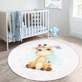 Tappeto bianco per bambini ø 120 cm Comfort - Mila Home