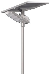 Lampione Solare 5400 Lumen con Pannello Fotovoltaico Orientabile a 360° e Sensore di Movimento