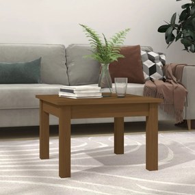 Tavolino Da Salotto Ambra 45x45x30 Cm Legno Massello Di Pino /