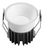 Incasso led quark in alluminio bianco cob 8w 830lm cct 6,5x6,5x5,5c...