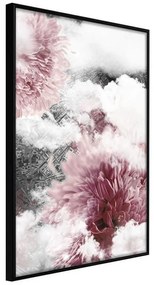 Poster  Flowers in the Sky  Cornice Quadri Cornice nera, Larghezza x Altezza Home decor 20x30