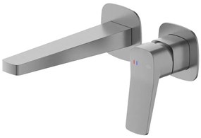 KFA Armatura 4529-810-61 - Miscelatore per lavabo a incasso MALAGA, grigio metallico