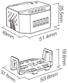 Dimmer da Pulsante Push e Telecomando TRIAC 230Vac 300W RF