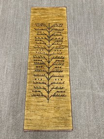 Loribaft Tappeto persiano 120x40 Giallo (Iran) Annodato A Mano