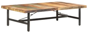 Tavolino Da Salotto 142x90x42 Cm İn Legno Massello Di Recupero /
