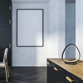 Lampada da tavolo LED PETRA LED/12W/230V 4000K nera