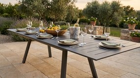 SPLENDOR - tavolo da giardino allungabile in alluminio