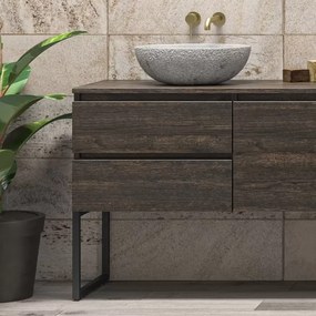Mobile bagno a terra 180 cm con 5 cassetti SP-180P5 - KAMALU