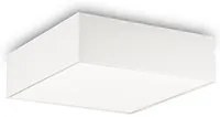 Plafoniera Moderna Ritz Tessuto Bianco 4 Luci E27 D50Cm