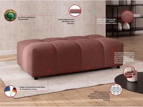 Poggiapiedi color terracotta Albane – Ropez