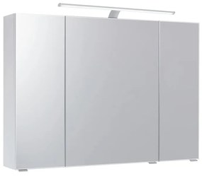 Pensile con luce Cassca PELIPAL bianco L 100 x H 70 x P 10 cm