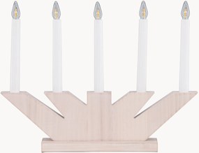 Lampada da tavolo natalizia a LED in legno Verbier