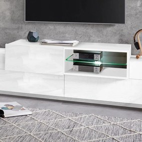 Mobile per TV New Coro L 160 x H 51 x P 45 cm bianco