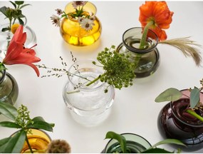 Vaso in vetro fatto a mano (altezza 9 cm) Inu - Zone