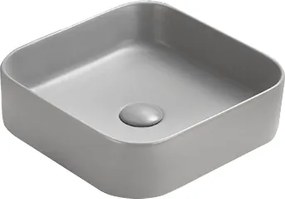Mexen Vena lavandino da appoggio 37 x 37 cm, grigio chiaro opaco - 22193761