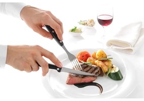 Set di 6 forchette da bistecca in acciaio inox - Hendi