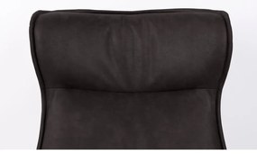 Poltrona grigio scuro girevole John – White Label