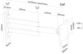 Supporto TV Neomounts FPMA-W830 10" 27" 12 kg