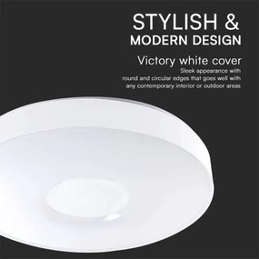 Plafoniera LED dimmerabile LED/40W/230V 3000-6500K 39 cm bianco + +TC