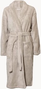 Accappatoio unisex in cotone con colletto a scialle Basic