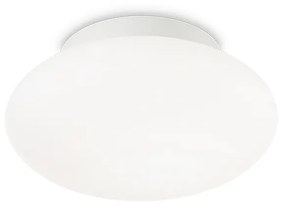 Plafoniera Moderna Bubble Alluminio-Materie Plastiche Bianco 1 Luce E27