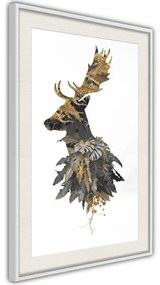 Poster  King of the Forest  Cornice Quadri Cornice d'oro, Larghezza x Altezza Home decor 40x60