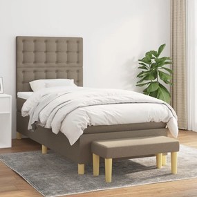 Giroletto A Molle Con Materasso Tortora 100x200 Cm İn Tessuto /