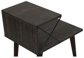 Comodino CROSS 55x50 cm marrone