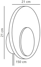 Nordlux - Applique a LED dimmerabile MARSI LED/7W/230V beige