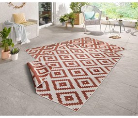 Tappeto da esterno marrone e crema , 120 x 170 cm Malta - NORTHRUGS