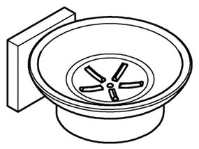 GROHE 41096DC0 - Portasapone START CUBE 110 x 56 x 125 mm in acciaio inox