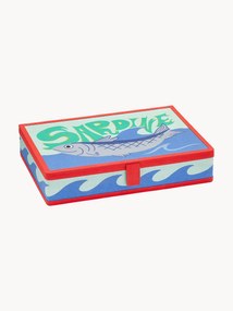 Portagioie dipinto a mano Sardine