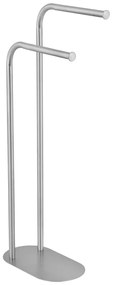 Stand portasciugamani color argento opaco in acciaio inox Levante – Wenko