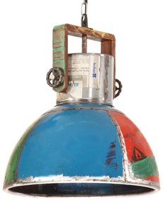 Lampada Sospesa Industriale 25 W Multicolore Rotonda 40 Cm E27 /