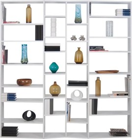 Libreria bianca 214x224 cm Valsa – TemaHome