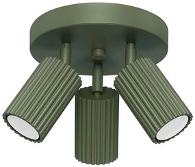 Sollux SL.1620 - Faretto KARBON 3xGU10/10W/230V verde