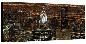 Stampa su tela Focus chrysler building, multicolore 140 x 70 cm