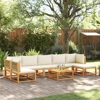 Set Divano da Giardino 8pz con Cuscini Legno Massello di Acacia 3278868