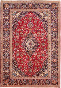 Kashan Tappeto persiano 210x300 Rosso (Iran) Annodato A Mano