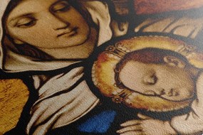 Quadro su tela – Madonna con bambino