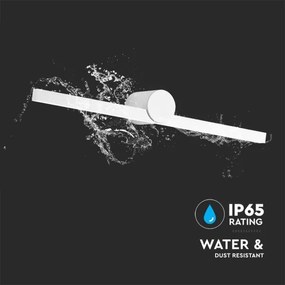 Illuminazione per specchio da bagno a LED 10W/230V 4000K IP65 bianca