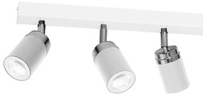 Faretto RENO 6xGU10/8W/230V bianco/cromo