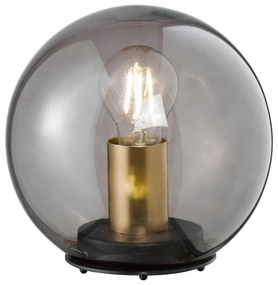 Lampada da tavolo in vetro nero , ø 20 cm Dini - Fischer &amp; Honsel