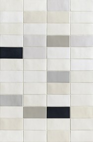 Mutina Lane Mono Piastrella In Gres Porcellanato Smaltato Cm 7,9x16 White