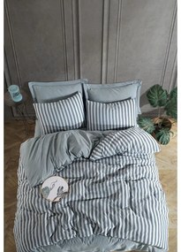 Biancheria da letto verde per letto matrimoniale 200x200 cm Road Potlu – Mijolnir