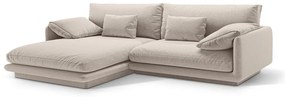 Divano angolare beige (angolo sinistro) Torino - Micadoni Home