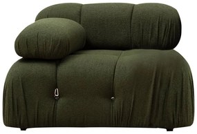 Modulo divano verde scuro (angolo sinistro) Bubble - Artie